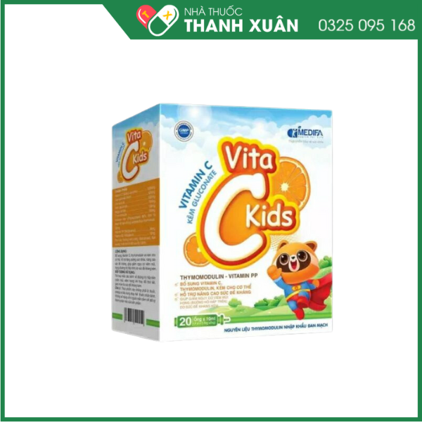 Siro Vita C Kids hỗ trợ tăng sức đề kháng